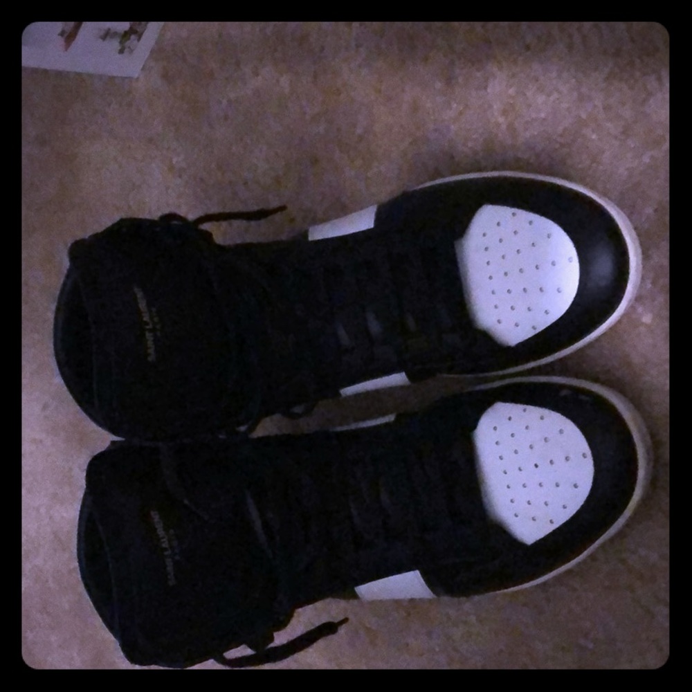 Authentic High Top Saint Laurent Sneakers